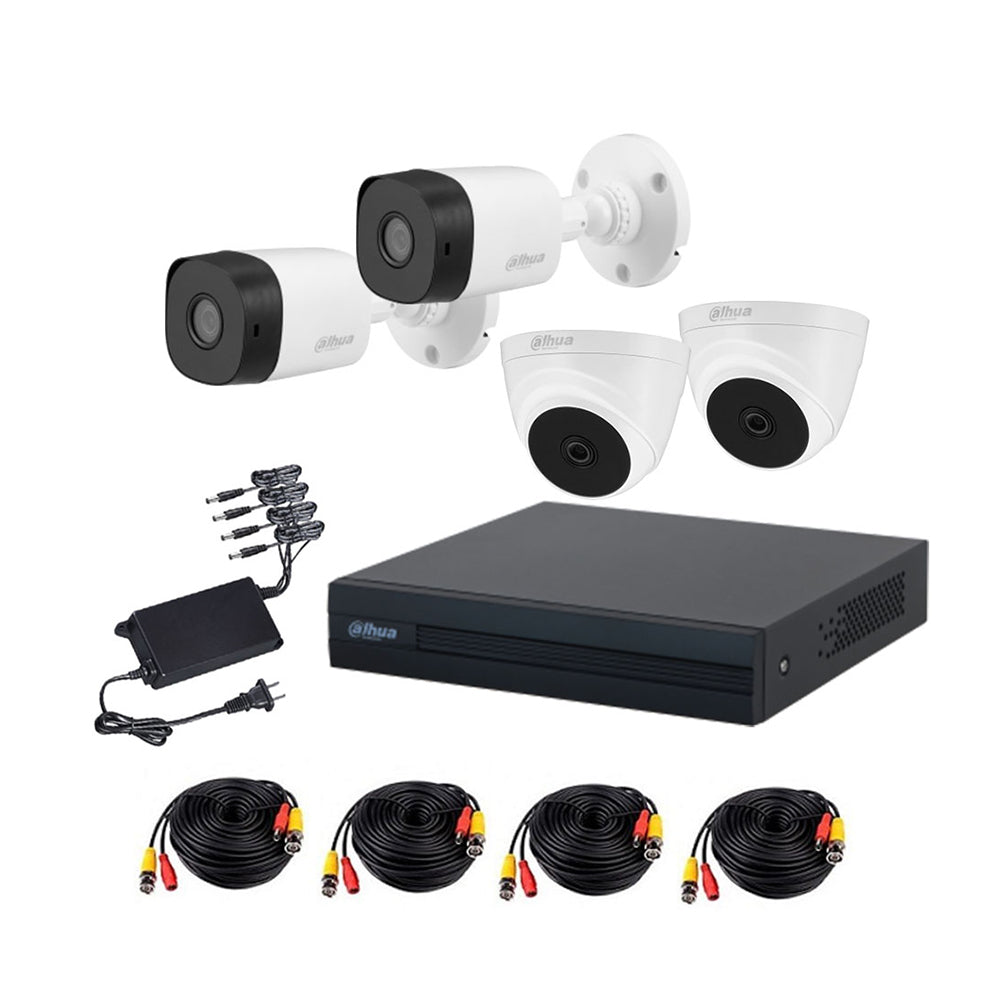 DAHUA 4 Cameras 2MP 1080P DIY CCTV Kit New Version DH-KIT-CVI2MP2B2T-I