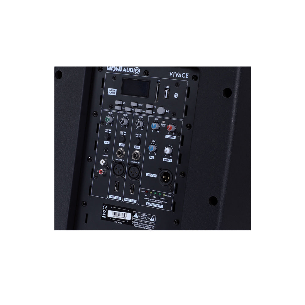 Wow Audio Battery- Powered Portable Sound System - Vivace