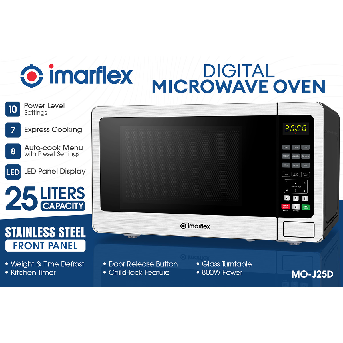 Imarflex Digital Microwave Oven MO-J25D