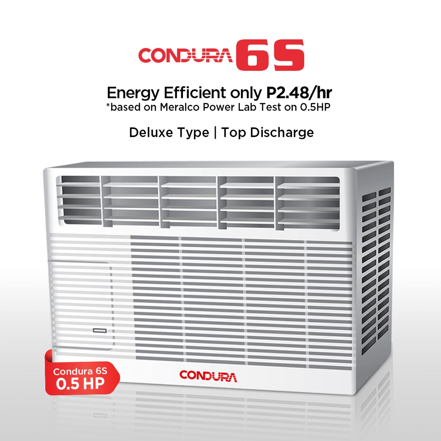 Gloria bazar is a leading home appliance store in Misamis Mindanao. This product is Condura Window Type Aircon 0.5HP Manual Control - WCONZ006EC1.