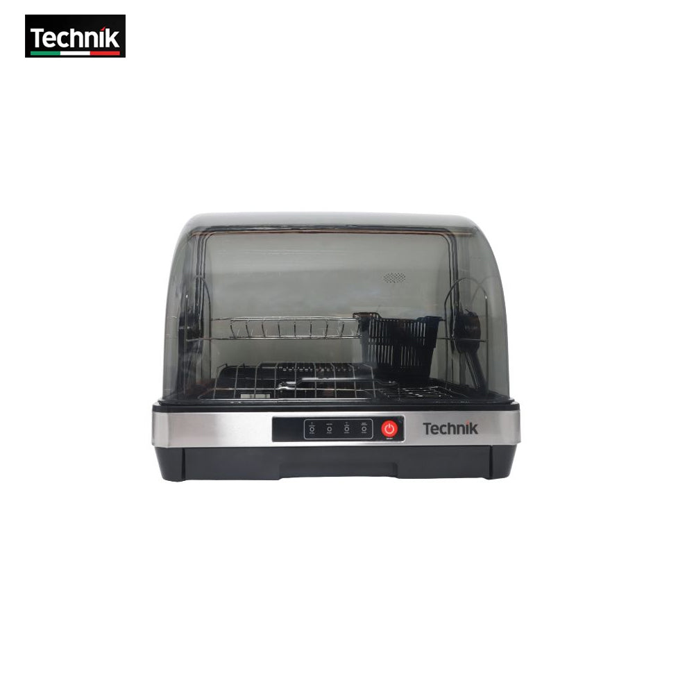 Technik Tableware UV Sterilizer 45 Liter, 4 Function,Stainless Steel 304 Wire Rack, UV Shield, One-Touch Control, Storage Drawer TUV45SSN2