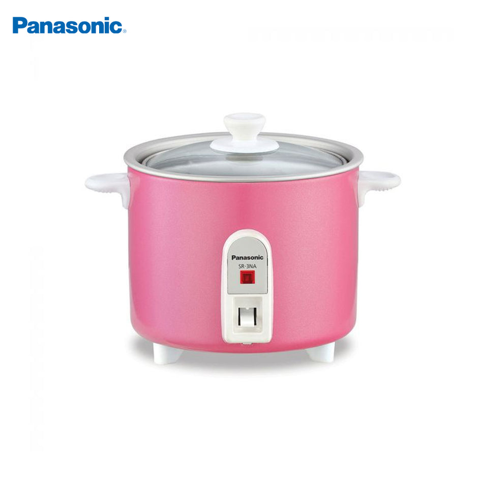 Panasonic Rice Cooker 0.3L (up to 2 cups), Automatic Cooking, Hygenienic SR-3NA