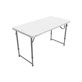 Lifetime Folding Table 42 Inch Height Adjustable Fold-in-half