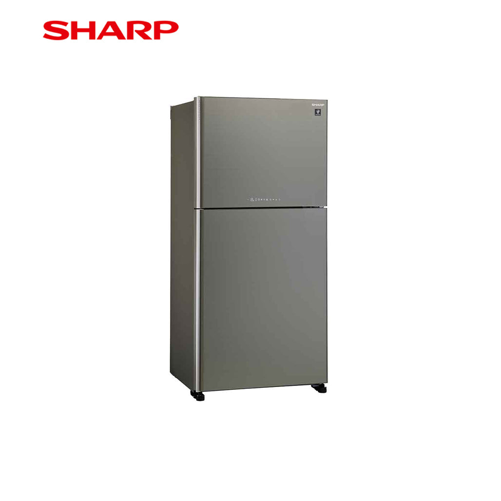 Sharp Refrigerator 20.1Cuft. Double Door No-Frost J-Tech Inverter - SJ-FTG18CVP-BK