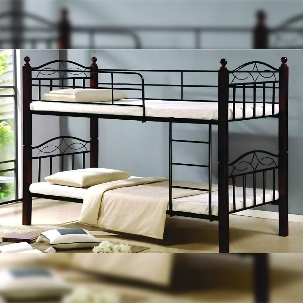 Bed - Wooden Post Double Deck ICONS-140 WDD