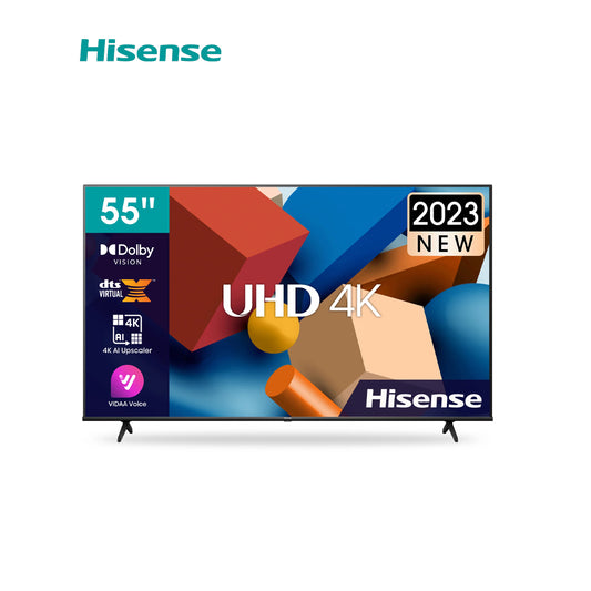 Hisense Television 65" 4K UHD Google TV  Flat Display - 65A6K