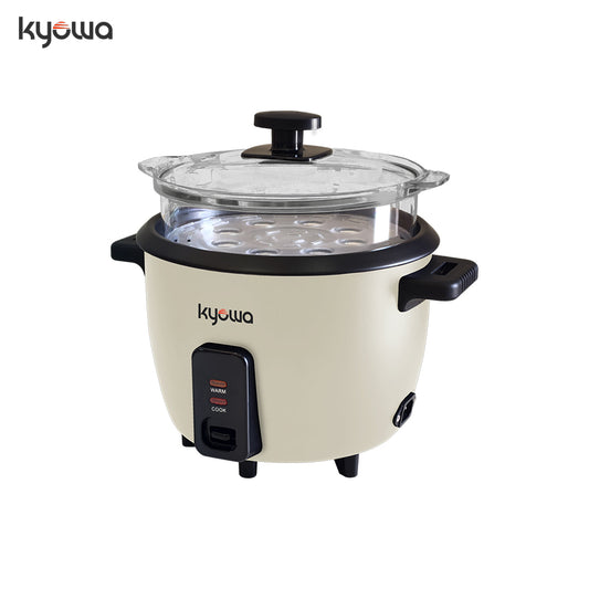 Kyowa Rice Cooker 8 cups 1.5LTS Drum- Black/Ivory KW-2087