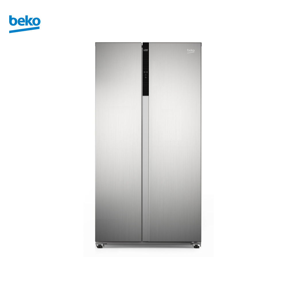 Beko Refrigerator Side by Side 16.6Cuft. Inverter Technology GN0472E40XPPH