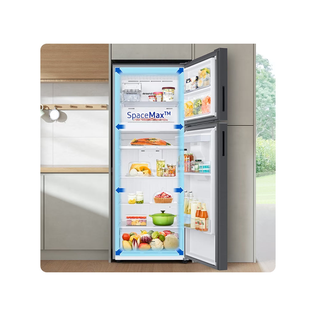 Samsung Refrigerator Double Door 10.8 Cuft. BeSpoke All Around Cooling Top Mount No-Frost Inverter