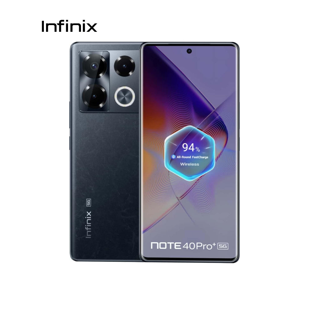 Infinix Note 40 Pro Plus 5G 6.78" Display; 12GB RAM;256GB Internal Mem 4600mAh-X6851B/Obsidian Black