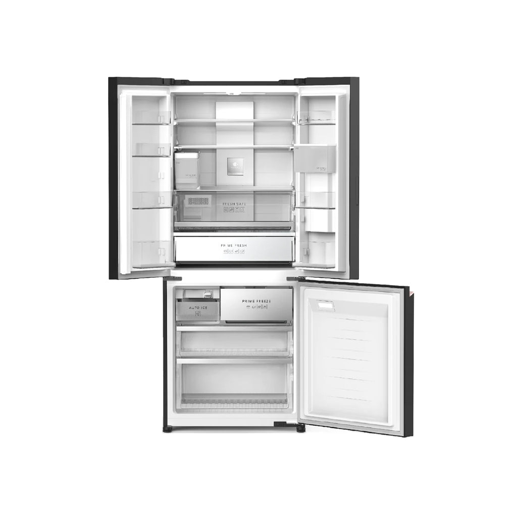 Panasonic Refrigerator 17.2Cuft. 3 Door No Frost Inverter Dark Mirror w/Water Dispenser-NR-CW530XMMP