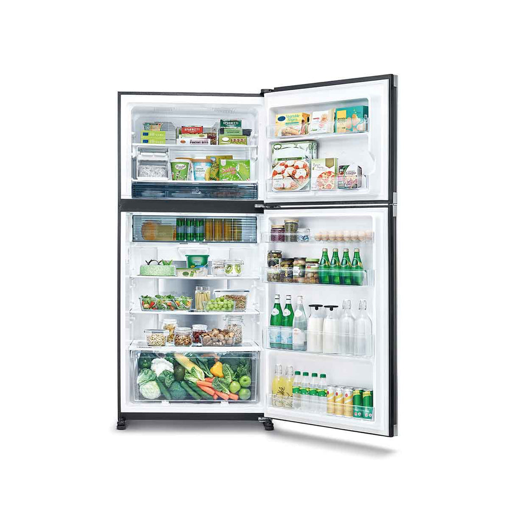 Sharp Refrigerator 20.1Cuft. Double Door No-Frost J-Tech Inverter - SJ-FTG18CVP-BK