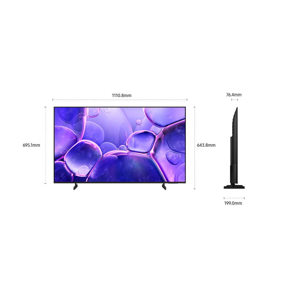 Samsung Television 50" Crystal UHD 4K Smart Flat Display - UA-50U8000FGXXP