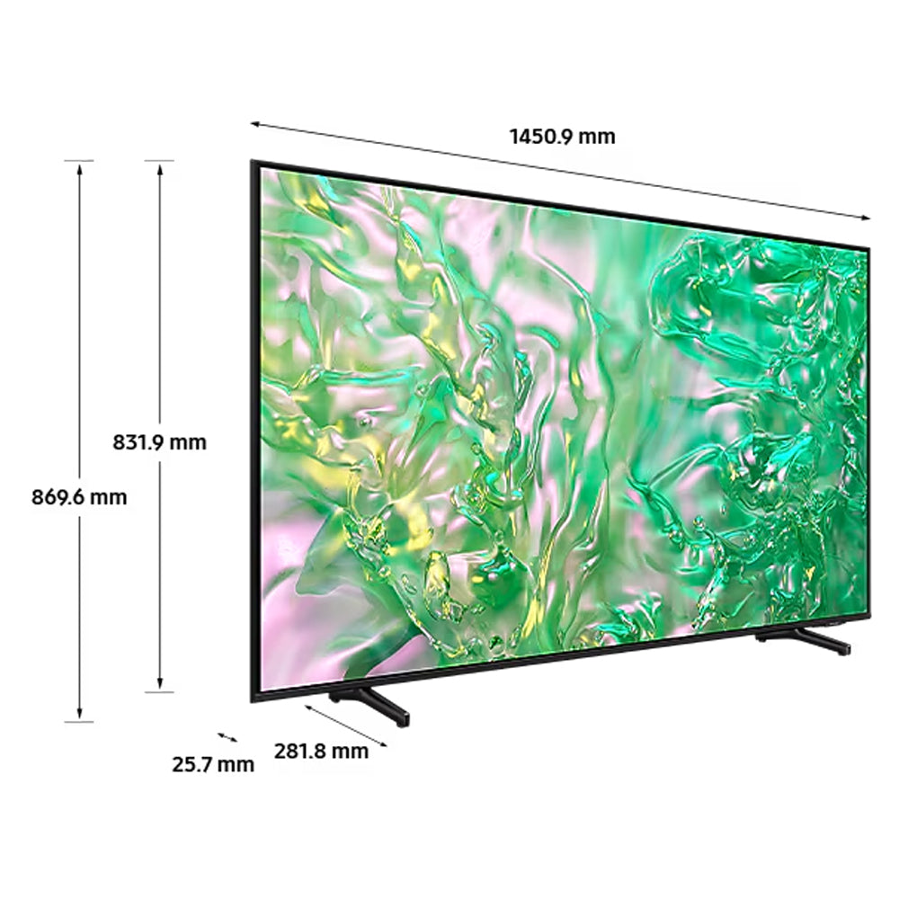 Samsung Television 65" Crystal UHD 4K Smart Flat Display - UA-65DU8100GXXP