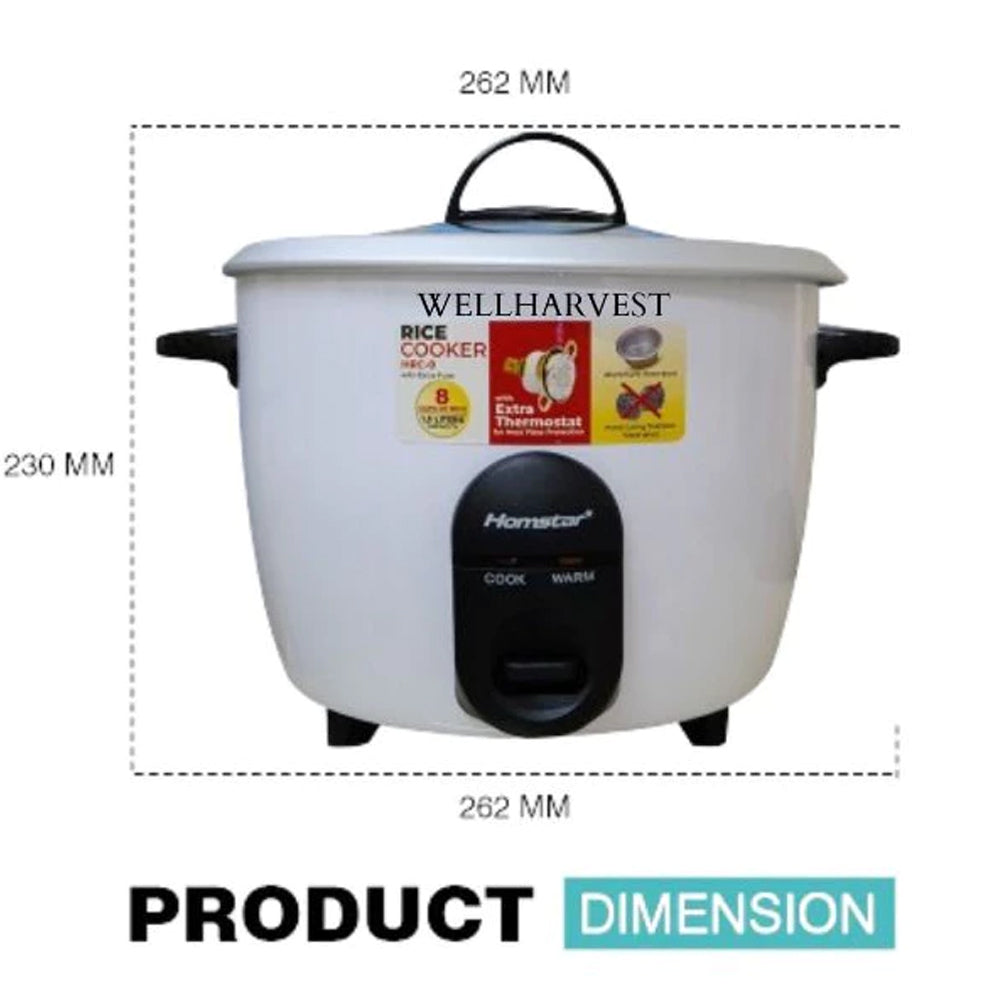 Homstar Rice Cooker 10 Cups HRC-10