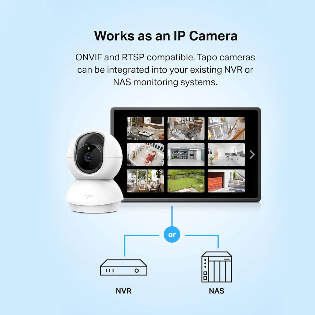 TP Link Pan/Tilt Home Security Wi-Fi Camera - Tapo C210
