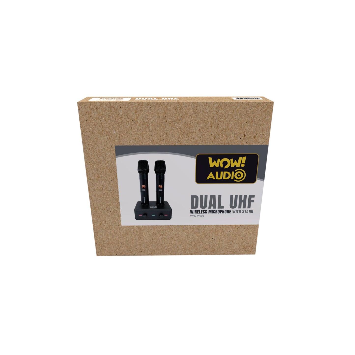 Dual UHF Wireless Microphone with stand - WAM-W200
