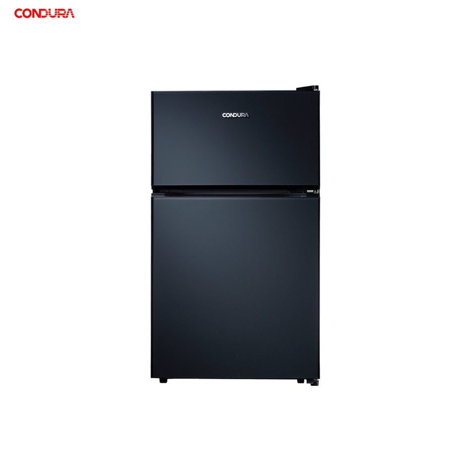 Condura Personal Refrigerator 3.2 Cu.ft Double Door Non-Inverter CPR90TD-BLK