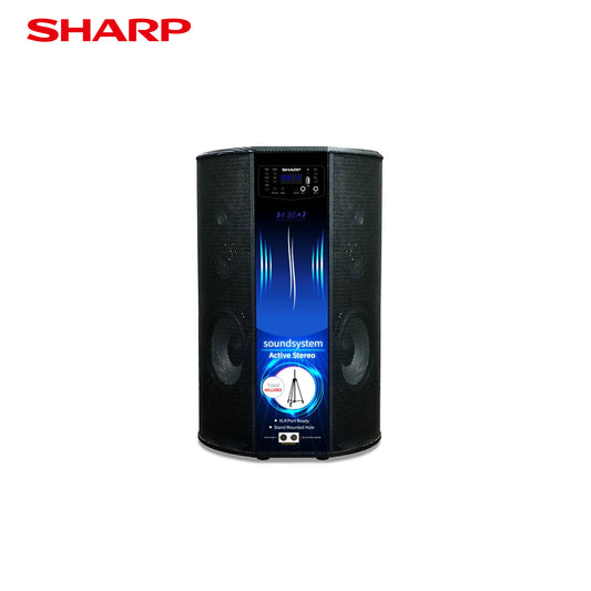 Sharp 18000W 3-Way Speaker with Tripod - CBOX-DHBPR08CB
