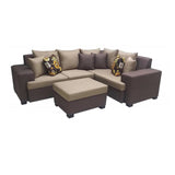 Sofa Set L-Shape 3 + 2 MAGNUM Dark Brown