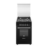 Tecnogas Gas Range, 4 Burners, 3 Cooking Functions, Gas Oven / Gas Grill - TFG-5540AB