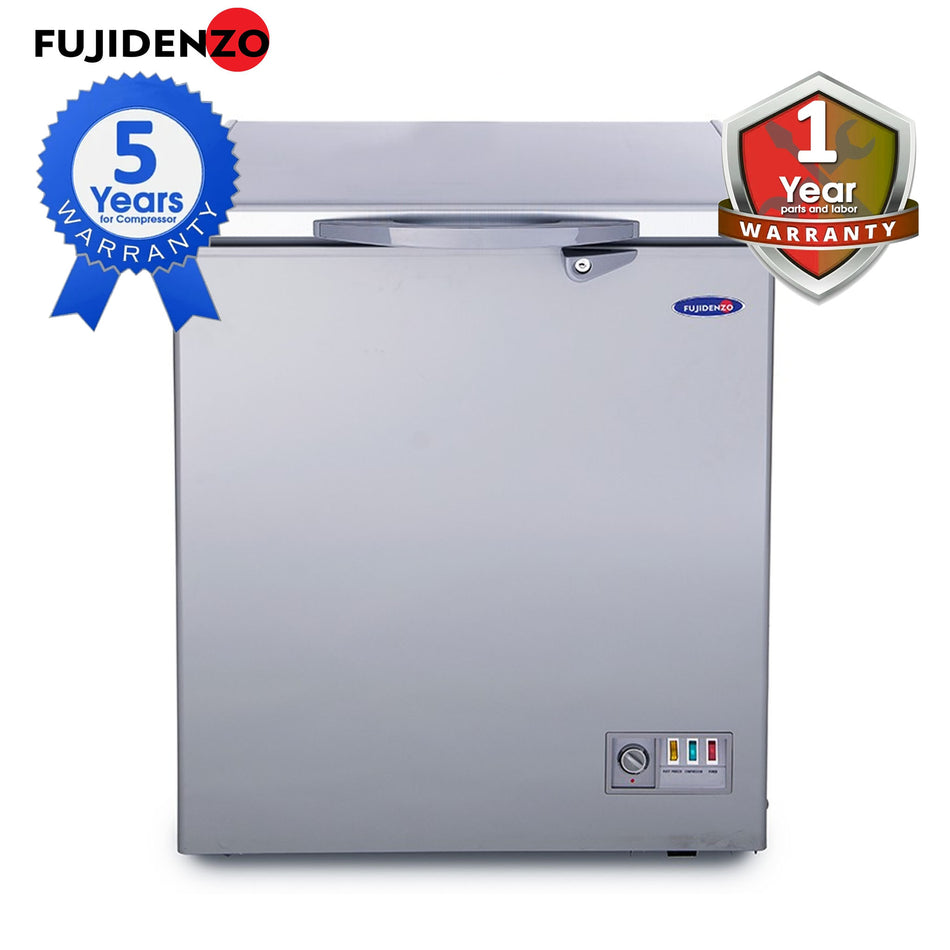 Fujidenzo Chest Type Freezer Hard Top With Glass Cover 5.5 Cuft. - FCG-55PDF SL2