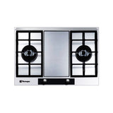 Tecnogas Built-in Hob 75cm, 2 Gas Burners - TBH-7520CSS