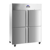Fujidenzo Commercial Freezer 38Cuft. 4 Door Dual Function - CU-438 EDF SS