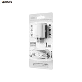 Remax Jane Series 2U Charging US Set for Micro - RP-U35 White