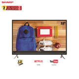 Sharp Aquos Television 32" LED Easy Smart Flat Display 2T-C32AF1P