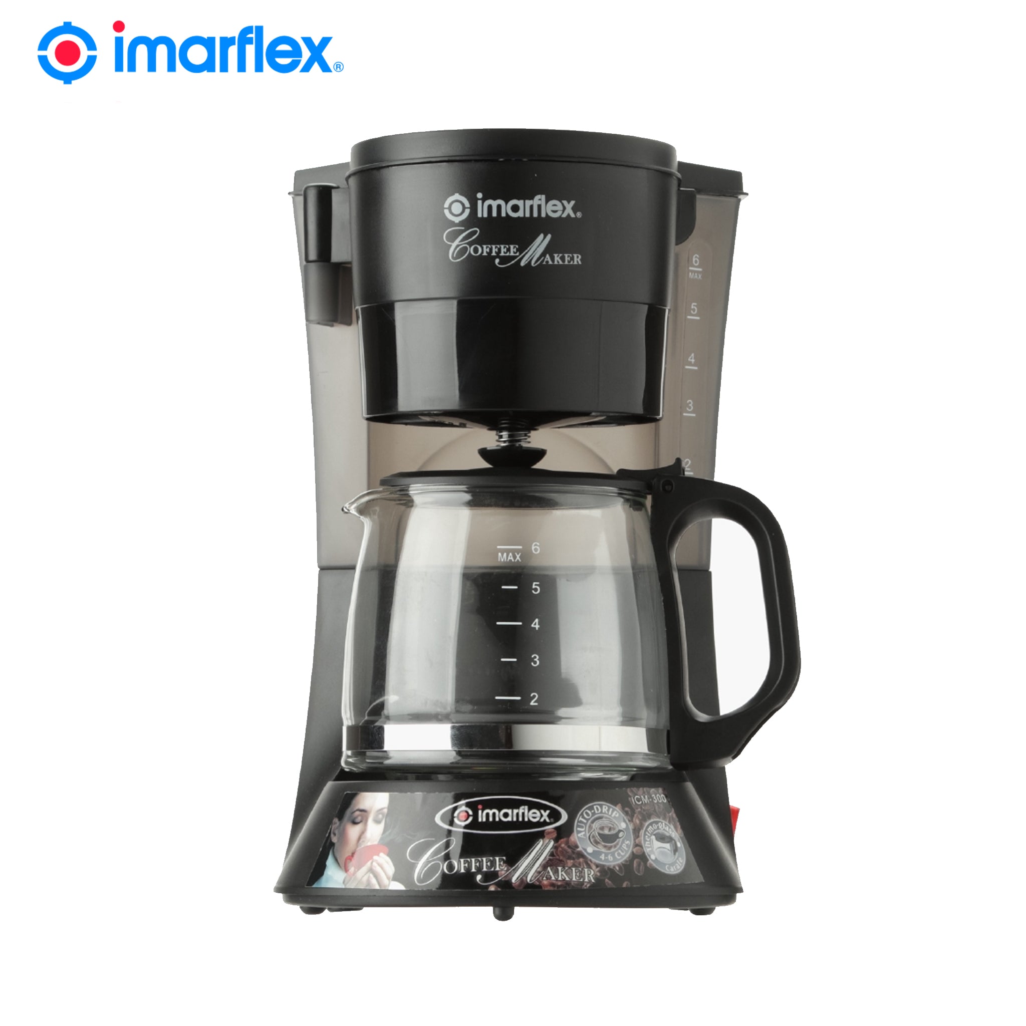 Imarflex Coffee Maker 6 cups ICM-300