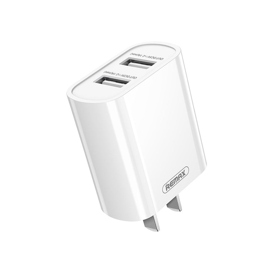 Remax Simple Series USB Charger Adapter CN - RP-U35 White