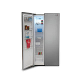 Fujidenzo Refrigerator Side By Side 17 Cu.ft. HD Inverter, Child Lock - ISR-17 SS