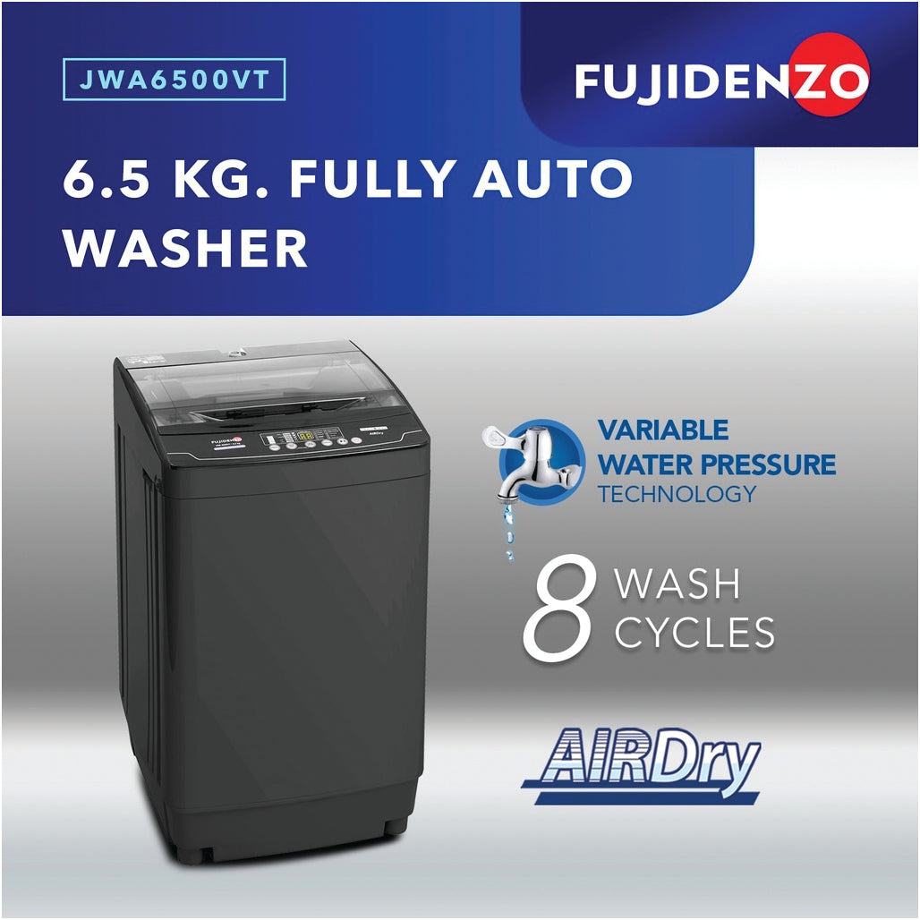 Fujidenzo Fully Auto Washing Machine 6.5 kg   W/ Stainless Tub JWA-6500VT