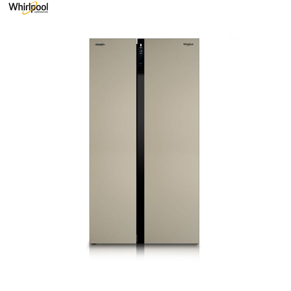 Whirlpool Refrigerator 21Cuft. 6th Sense Technology & Side by Side No-Frost Inverter - 6WSP21NIHPG