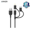 Anker Powerline II USB-A to 3 in 1 Charging Cable B2B Black - A8436H11