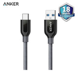 Anker Powerline+USB-C to USB-A 3.0 3ft. UN  Gray - A8168HA1