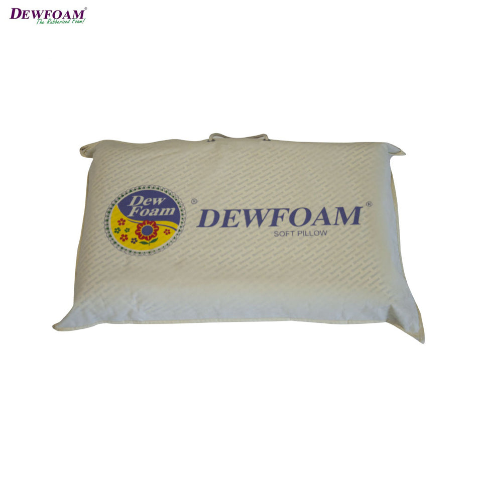 Dew Foam Soft Pillow White W/Bag