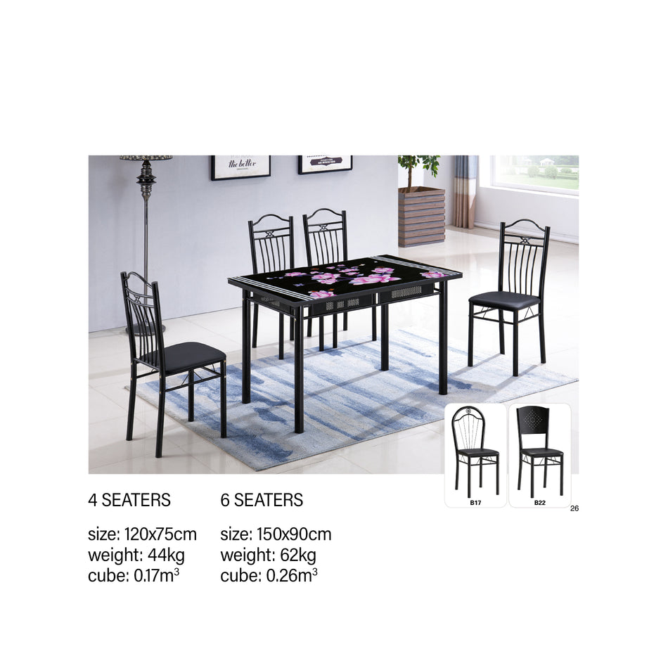 Dining Set 4 Seaters A20-27/B20