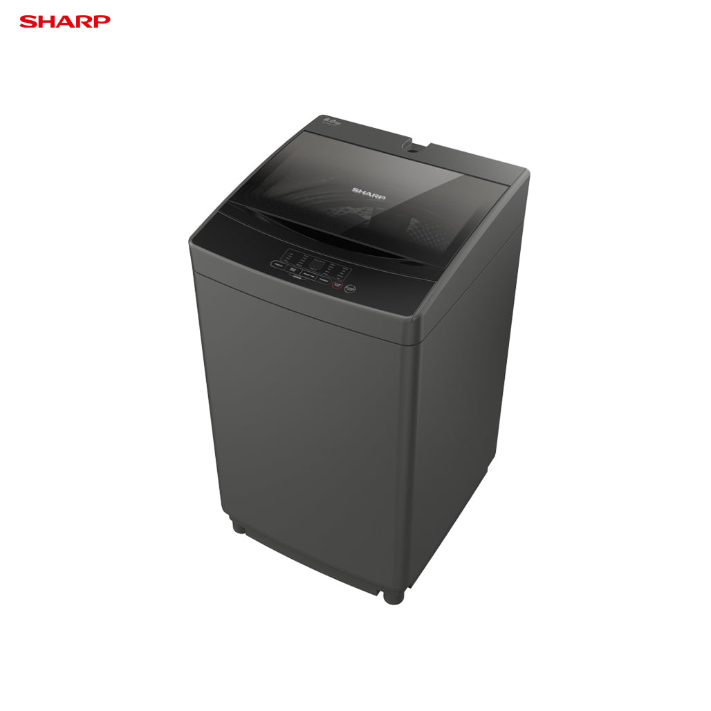 Sharp Washing Machine Fully Automatic 10.5kg. Top Load - ES-JN105A9-GY