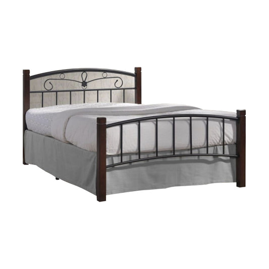 Bed - Wooden Post 60" DOREEN Wenge