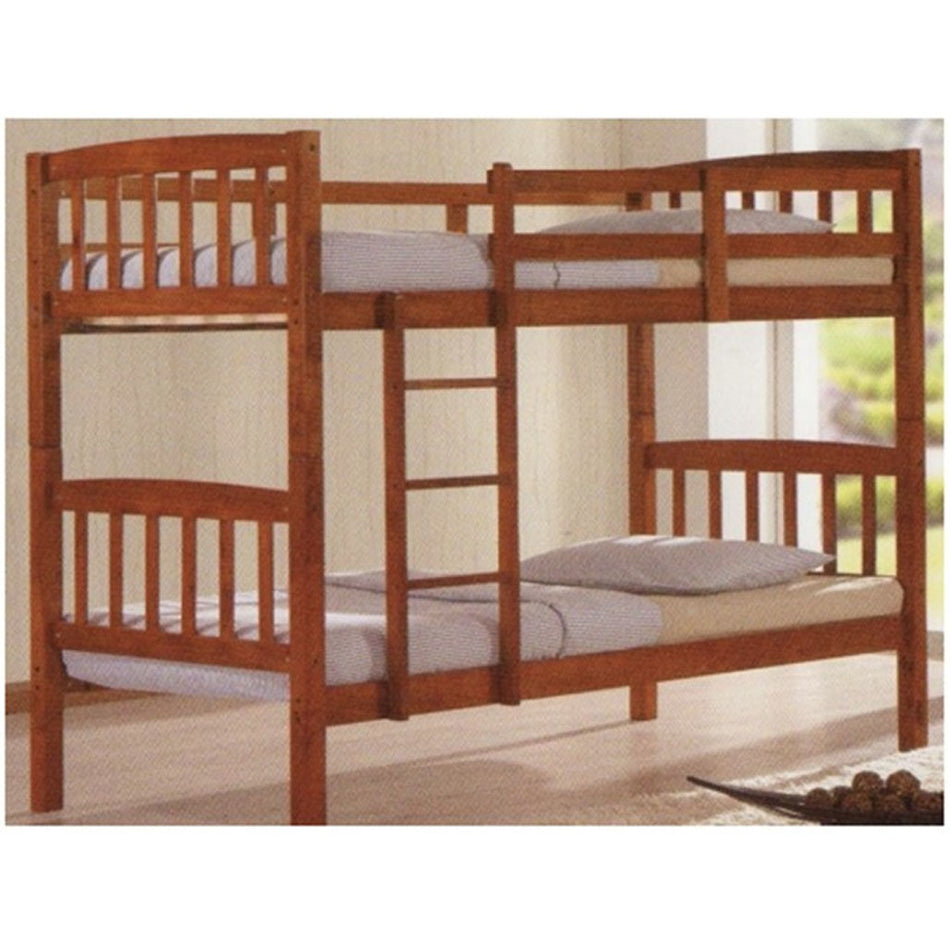 Bed - Wooden Post Double Deck NV5005DD Wenge