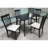 Dining Set Solid 4's Cushion Seat SDT204/C5033 Wenge
