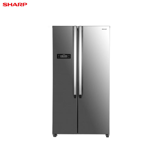 Sharp Refrigerator 19.8Cuft. Side By Side No Frost Inverter- SJ-BLS20AVP-SL
