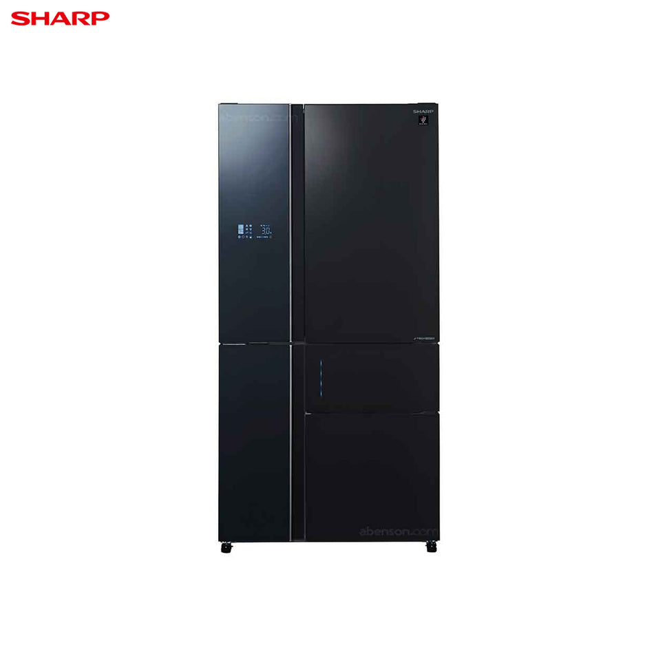 Sharp Refrigerator 27.1Cuft. Multi Door,Five Door Design  J-Tech Inverter - SJ-FTF27CVP/BK