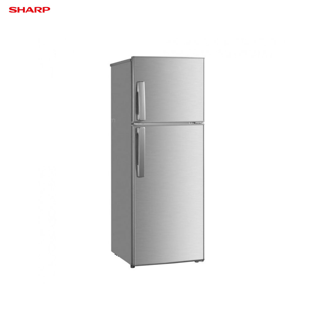 Sharp Refrigerator 6.6Cuft. Double Door Direct Cooling Inverter - SJ-VL70BP-SL