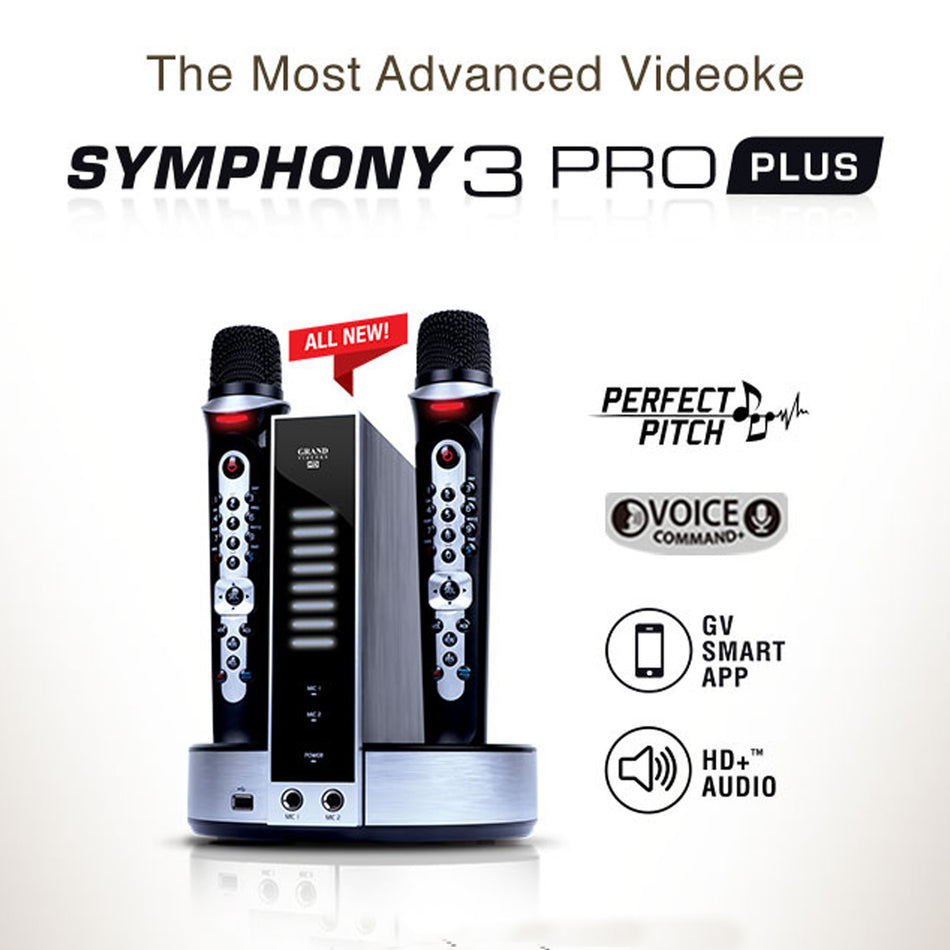 Grand Videoke Symphony 3 Pro Plus With 8,500 Built in Songs - TKR-373MP+