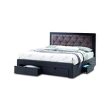 TOY00154 -- Wooden Bed 60x75 Gwyndolen