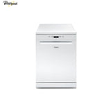 Whirlpool Dishwasher 60cm. Free Standing 14 Place Settings 6th Sense Technology - WFC3C26