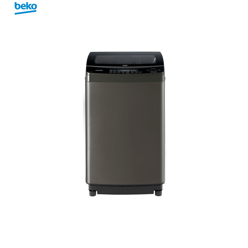 Beko Washing Machine Fully Automatic 12.0Kg. Top Load Inverter Technology Dark Grey Finish - WTLD120